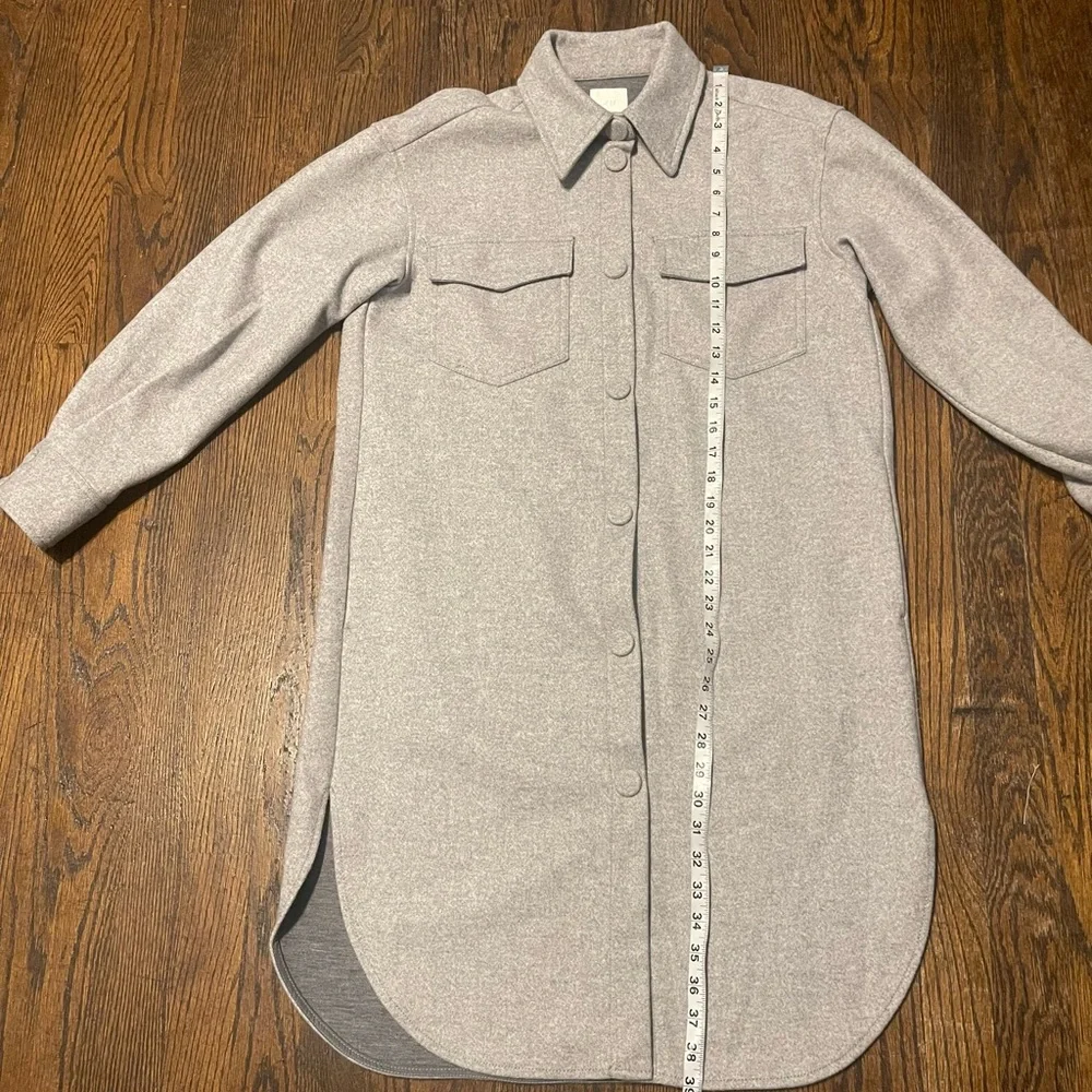 H&M Charcoal Gray Shirt Jacket🤍🌷🤍 - Picture 9 of 15